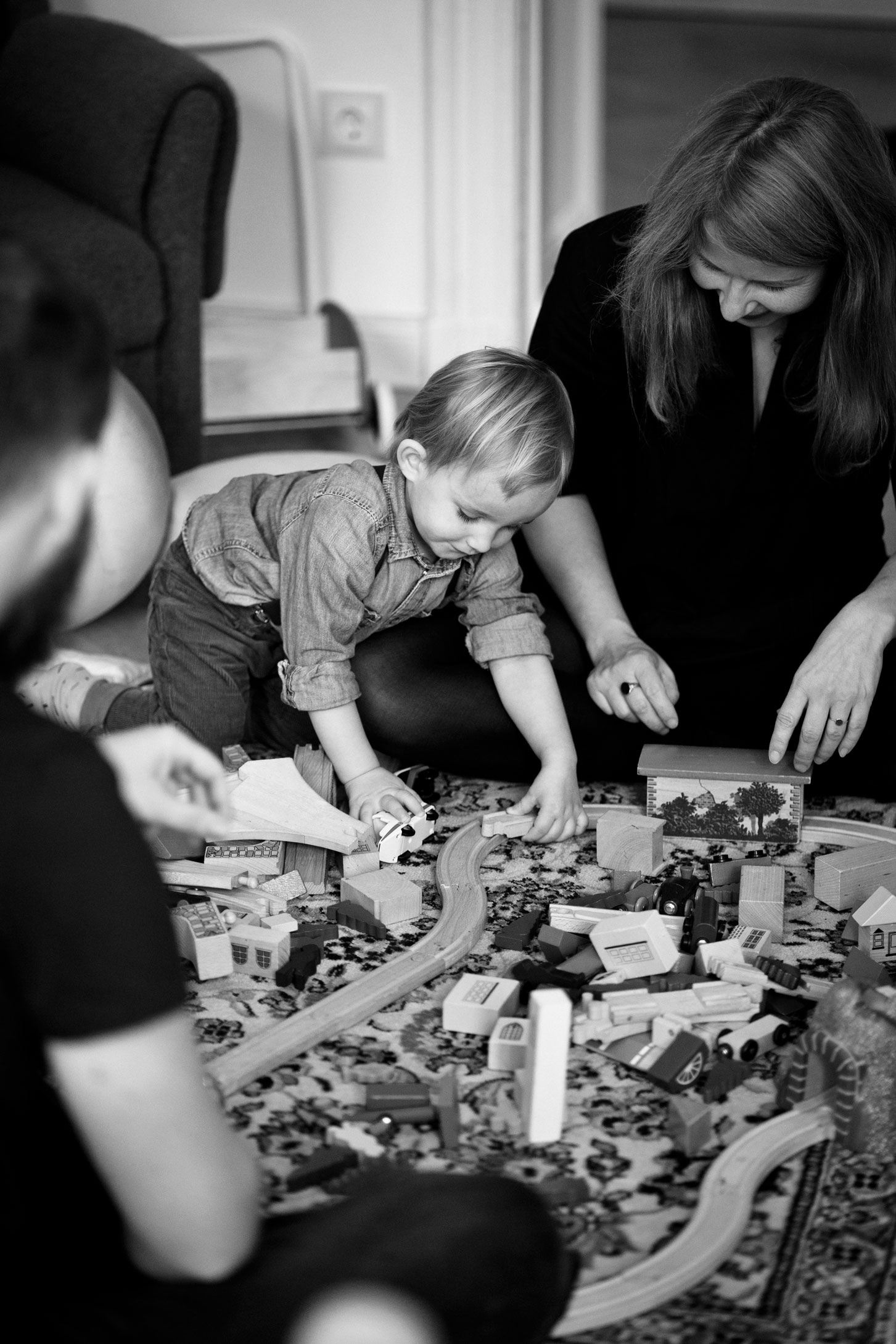 Familienfotos Berlin - Spielen mit Sohn